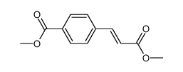 methyl(E)-4-(3-methoxy-3-oxoprop-1-en-1-yl)benzoate structure