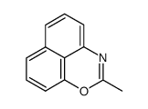 2-methylnaphth(1,8-de)-1,3-oxazine结构式