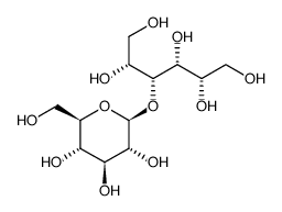 4-O-BETA-D-GLUCOPYRANOSYL-D-GLUCITOL structure