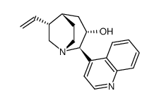 (1S,2R,3S,5S,6R)-2-(quinolin-4-yl)-6-vinyl-1-azabicyclo[3.2.2]nonan-3-ol Structure