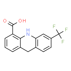 4-Acridinecarboxylic acid,9,10-dihydro-6-(trifluoromethyl)- Structure