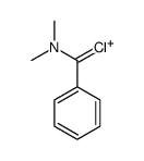 [chloro(phenyl)methylidene]-dimethylazanium Structure