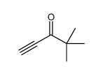 4,4-dimethylpent-1-yn-3-one Structure