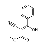 ethyl (Z)-2-cyano-3-hydroxy-3-phenylprop-2-enoate结构式