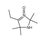 4-ethyl-2,2,5,5-tetramethyl-2,5-dihydro-1H-imidazole 3-oxide Structure