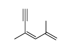 2,4-dimethylhexa-1,3-dien-5-yne结构式