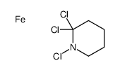 iron,1,2,2-trichloropiperidine Structure