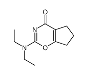 2-(diethylamino)-6,7-dihydro-5H-cyclopenta[e][1,3]oxazin-4-one Structure