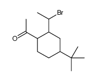 1-[2-(1-bromoethyl)-4-tert-butylcyclohexyl]ethanone结构式