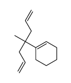 1-(4-methylhepta-1,6-dien-4-yl)cyclohexene结构式