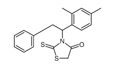 3-[1-(2,4-dimethylphenyl)-2-phenylethyl]-2-sulfanylidene-1,3-thiazolidin-4-one结构式