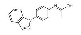 N-[4-(triazolo[4,5-b]pyridin-3-yl)phenyl]acetamide结构式