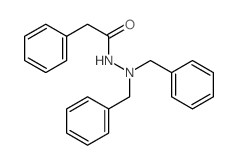 N,N-dibenzyl-2-phenyl-acetohydrazide structure