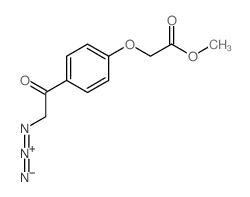 imino-[2-[4-(methoxycarbonylmethoxy)phenyl]-2-oxo-ethyl]imino-azanium结构式