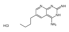 6-butylpyrido[2,3-d]pyrimidine-2,4-diamine,hydrochloride Structure