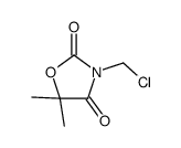 3-(chloromethyl)-5,5-dimethyl-1,3-oxazolidine-2,4-dione Structure