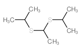 2-(1-propan-2-ylsulfanylethylsulfanyl)propane structure