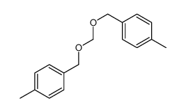 1-methyl-4-[(4-methylphenyl)methoxymethoxymethyl]benzene Structure