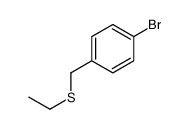 1-bromo-4-(ethylsulfanylmethyl)benzene structure