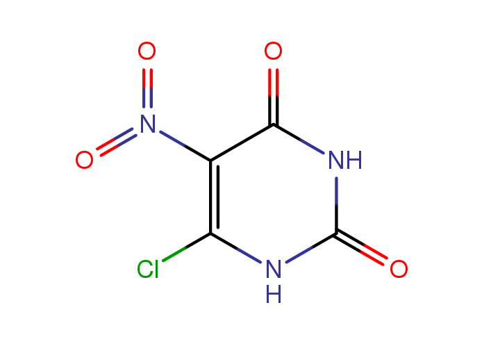 6-Chloro-5-nitrouracil structure