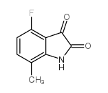 4-Fluoro-7-Methyl Isatin Structure