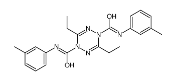 3,6-diethyl-1-N,4-N-bis(3-methylphenyl)-1,2,4,5-tetrazine-1,4-dicarboxamide Structure