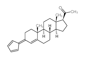 Pregn-4-en-20-one,3-(2,4-cyclopentadien-1-ylidene)- (7CI,9CI) picture