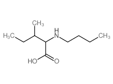 Isoleucine, N-butyl-,L- (8CI)结构式