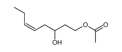 3-hydroxy-(Z)-5-octen-1-yl acetate Structure