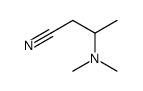 3-(dimethylamino)butanenitrile Structure