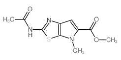 Methyl 2-(acetylamino)-4-methyl-4H-pyrrolo(3,2-d)(1,3)thiazole-5-carboxylate picture