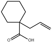 Cyclohexanecarboxylic acid, 1-(2-propen-1-yl)-结构式