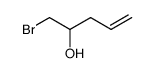 5-Bromo-4-hydroxy-1-pentene Structure