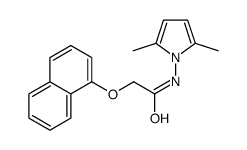 N-(2,5-dimethylpyrrol-1-yl)-2-naphthalen-1-yloxyacetamide Structure