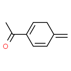 Ethanone, 1-(4-methylene-1,5-cyclohexadien-1-yl)- (9CI) structure