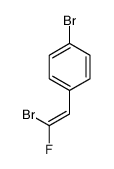 1-bromo-4-(2-bromo-2-fluoroethenyl)benzene结构式