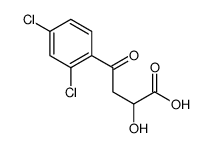 Benzenebutanoic acid, 2,4-dichloro-alpha-hydroxy-gamma-oxo-结构式