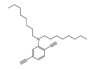 2,5-diethynyl-N,N-dioctylaniline Structure