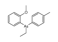 ethyl-(2-methoxyphenyl)-(4-methylphenyl)arsane结构式