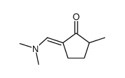 Cyclopentanone, 2-[(dimethylamino)methylene]-5-methyl-, (2E)- (9CI) structure