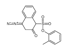 o-tolyl 4-diazo-3,4-dihydro-2-oxonaphthalene-1-sulphonate structure