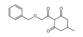 2-Benzyloxyacetyl-5-methyl-1,3-cyclohexandion结构式