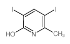 3,5-DIIODO-6-METHYLPYRIDIN-2-OL结构式