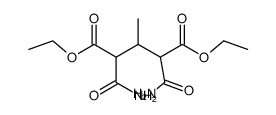 2,4-dicarbamoyl-3-methyl-glutaric acid diethyl ester结构式