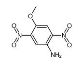 4-methoxy-2,5-dinitro-aniline结构式