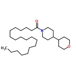 1-[4-(Tetrahydro-2H-pyran-4-yl)-1-piperidinyl]-1-nonadecanone结构式