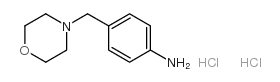 4-(4-morpholinylmethyl)-benzenamine dihydrochloride structure