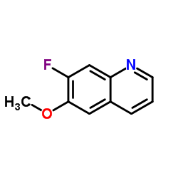 7-Fluoro-6-methoxyquinoline structure