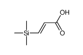 3-trimethylsilylprop-2-enoic acid Structure