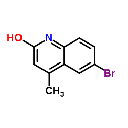 6-Bromo-4-methyl-2-quinolinol Structure